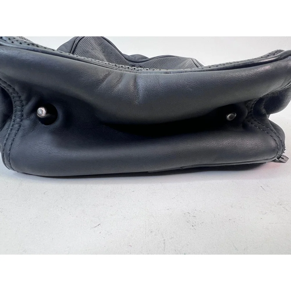 Yohji‎ Yamamoto Y-3 Black Leather Satchel Bicycle Bag